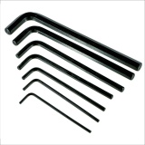 фото 3 -Набор шестигранных ключей 2, 5-10 мм, CrV, 7шт, оксидированное покрытие Sturm!