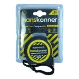 фото 3 -Рулетка 5x25мм, 2 стопа, компактный корпус, мощный магнит, Hanskonner HK2010-03-5-25