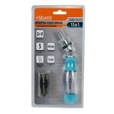 Отвертка реверсивная, 13 в 1, 5 положений, CrV Sturm!1040-19-13