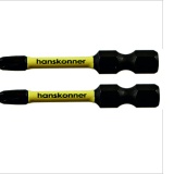 Биты PZ2x50мм, impactpower, торсионные, 2шт, Hanskonner HPZ2-50-2T