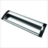 фото 2 -Ручка Врезная L=128 матовый хром металл