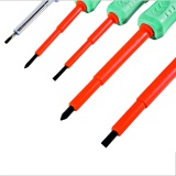 фото 5 -Набор отверток диэлектрических 5 шт, CrV, тканевый кейс Sturm! 1040-03-BSE5