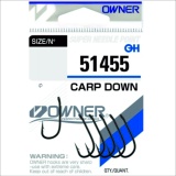 Крючки OWNER Carp Down BC №4 6шт