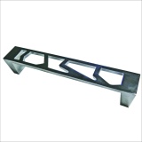 Ручка-скоба L=128 ХРОМ перфорация калейдоскоп 12