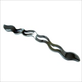 Ручка-скоба L=128 ХРОМ пламя перфорация 40