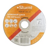 Диск отрезной по металлу Sturm! 9020-07-125x10