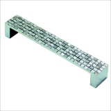 Ручка-скоба L=128 ХРОМ мозаика 019