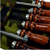 фото 3 -Шампура набор, в чехле, 500х12х3 мм. нерж, дер/ручка, таганок