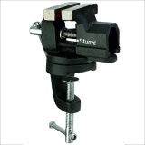 Тиски мини 50мм, поворотные, на струбцине, Sturm! 1075-12-050