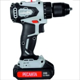 фото 3 -Дрель-шуруповерт аккумуляторная Ресанта ДА-20-2ЛК-Б (2,0 А/ч) (бесщеточный двигатель) 75/14/10