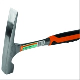 фото 3 -Молоток каменщика цельнокованый, 600 г, обрезиненная рукоятка, Sturm! 1010-05-600