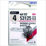 Крючки OWNER Spring Chinu w/Eye BC №4 5шт