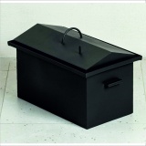 Коптильня сталь 2 мм. 500х300х300 с гидрозатвором , КРЫШКА ДОМИКОМ