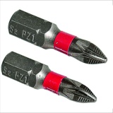 фото 2 -Биты PZ1x25мм, сталь S2, 2шт, БОЕКОМПЛЕКТ BPZ1-25-2