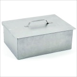 фото 2 -Коптильня двухъярусная 380х280х170 мм, нержавеющая сталь 0,8 мм