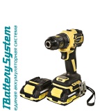 фото 2 -Дрель аккумуляторная б/щ Hanskonner 1BatterySystem HCD2065BLC