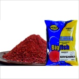 Прикормка Well Baits БИГ ФИШ Фидер 500гр (Клубника)