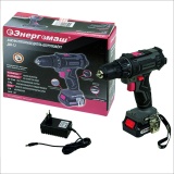 Аккумуляторный шуруповерт Энергомаш ДШ-12