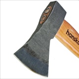 фото 4 -Топор деревянный 600г, длина рукоятки 360мм, рукоятка гикори, hanskonner HK1015-02-WD0600