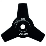 Нож ТРЕХЛЕПЕСТКОВЫЙ для триммера, 255mm*1,4 Sturm! BT8942D-998