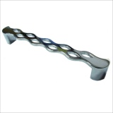 Ручка-скоба L=160 хром пламя перфорация 42