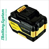 фото 3 -Аккумулятор Hanskonner 18 В, 1BatterySystem, 6.0 Ач HBP2006