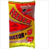 Прикормка рыболовная Greenfishing Sector GF фидер лещ карамель 1кг 900100