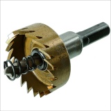 Коронка биметаллическая, 35 мм, по тонколистовому металлу, центрирующее сверло, Sturm! 1090-S04-BI-35