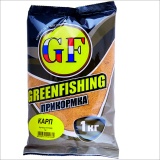 Прикормка GreenFishing GF Карп 1 кг, 777005